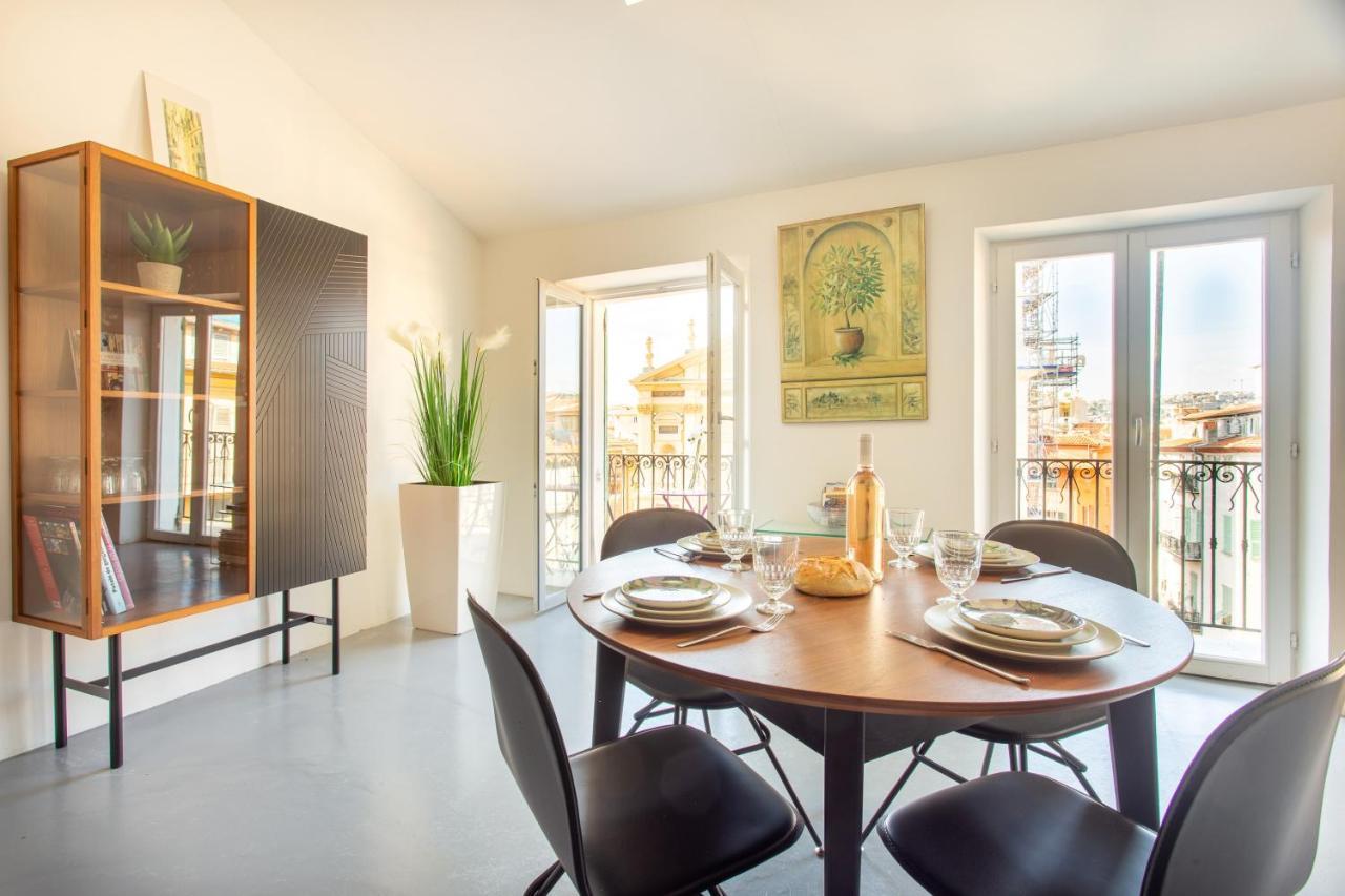 Ross 5- F2, Lumineux, Balcon, Loft, Clim, Vieux-nice Nice