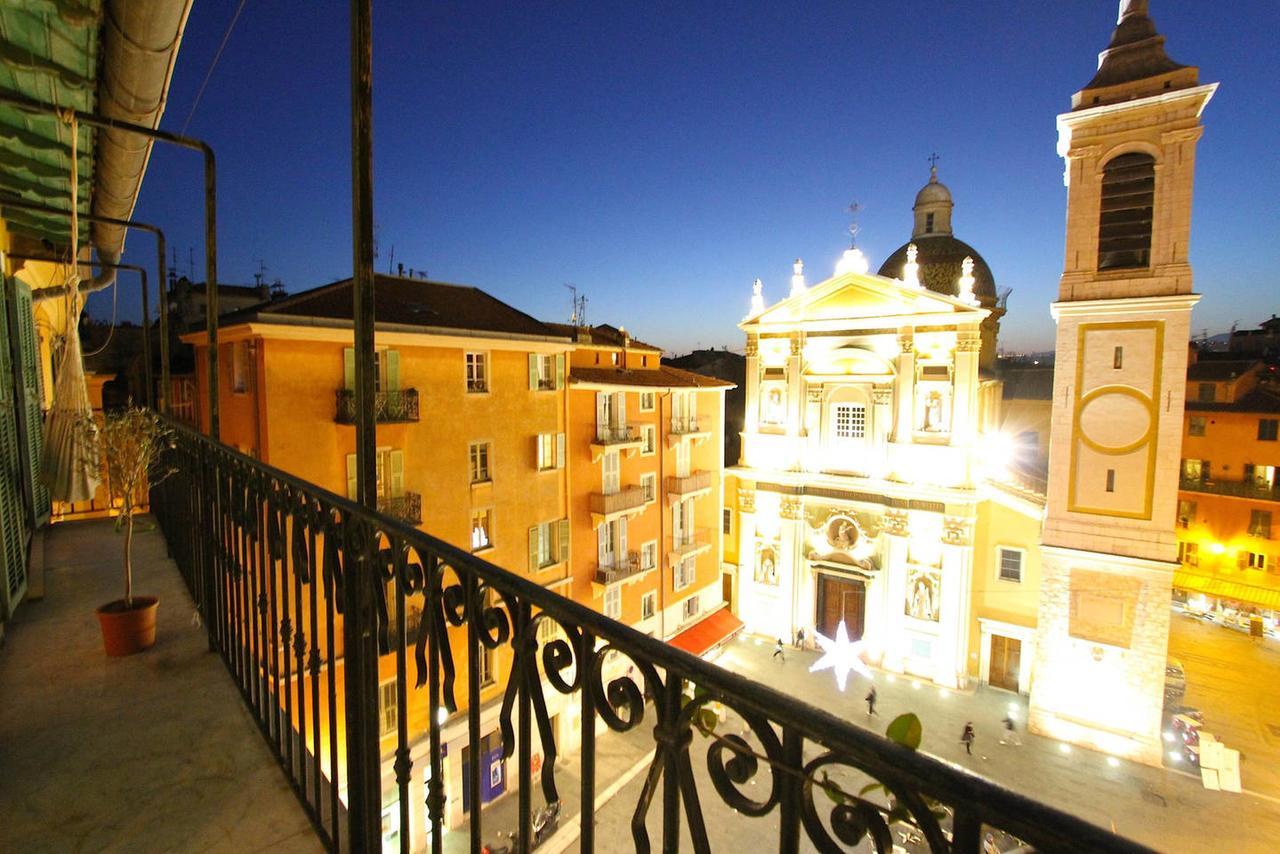 Ross 5- F2, Lumineux, Balcon, Loft, Clim, Vieux-nice Apartment